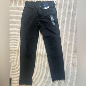 Old Navy Black High-Rise OG Straight Jeans